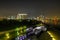 Singapore Night Skyline from Marina Barrage