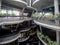 SINGAPORE - NOV 25, 2018: Interior of The Hive aka Dim Sum Baskets building, Tornado building, Nanyang University, Singapore