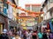 SINGAPORE - NOV 25, 2018: View of Chinatown ,Many tourists find there authentic food, clothes and other stuff and people engaging