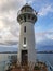 Singapore Raffles marina light house near the straits of Johor