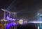 Singapore\'s skyline before the annual New Year\'s Celebration.