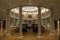 Singapore, Singapore - December 25, 2017: Circular room underneath the Rotunda Dome, former law library of