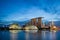 Singapore Skyline at Marina Bay During Sunset Blue Hour