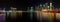 Singapore Skyline at Night Panorama