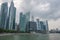 Singapore skyline urban landscape. Business district. Cityscape.