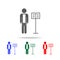 singer tailcoat tuxedo icon. Elements of people profession in multi colored icons. Premium quality graphic design icon. Simple ico
