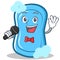 Singing blue soap character cartoon