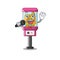 Singing candy vending machine with the character