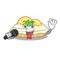 Singing cartoon piece of yummy lemon meringue pie