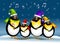 Singing Christmas Penguins