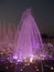Singing colorful fountain in Tsaritsyno, moscow