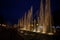 Singing and dancing fountains on the embankment of Batumi are a tourist attraction.