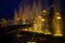 Singing and dancing fountains on the embankment of Batumi are a tourist attraction.