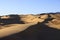 The singing dunes of Khongoryn Els in the morning, Gobi desert