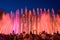 Singing fountains on the on Maidan Nezalezhnosti Independence S