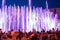 Singing fountains on the on Maidan Nezalezhnosti Independence S