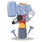 Singing hammer character cartoon emoticon