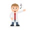 Singing Male Doctor Cartoon Character