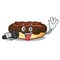 Singing maple bacon bar mascot cartoon
