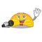 Singing orange jelly candy mascot cartoon