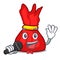 Singing wrapper candy mascot cartoon