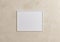 Single 8x10 Horizontal White Frame mockup on beige wall