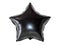 Single black foil star balloon object for birthday party