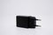 single black universal portable charger adapter