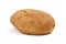 Single bread on a white background