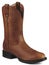 Single Brown Cowboy Boot