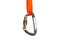 Single carabiner with webbing rope