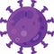 Single Cell Corona Virus COVID - 19 illustration