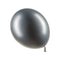 Single chrome silver helium balloon, element of decorations