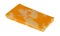 Single Colby Jack cheese bar isolated on a white background side view