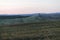 A single cypress tree in the middle of a field in Val d`Orcia or Valdorcia in Tuscany, a very popular destination