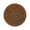 Single Dutch Cocoa Soft Cookie On White