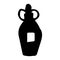 Single element doodle illustration of a perfume bottle