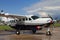 Single-engine turboprop aircraft Cessna GRAND CARAVAN at the Int