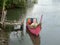 A Single Fishing  Boat In Banda Aceh