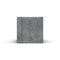 Single Gray Concrete Cinder Block Isolated on White 3D Illustration