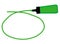 Single green highlighter pen with hand drawn green circle to hig