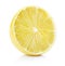 Single half of ripe lemon