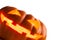 Single Halloween pumpkin. Scary Jack O\'Lantern