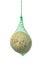 Single hanging fat ball as winter food for wildlife birds