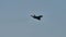 SIngle jet plane maneuvre in the sky