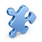 Single jigsaw puzzle piece. 3D Icon isolated