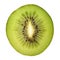 A single kiwi slice.