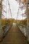 Single lane suspension bridge, Llanstephan