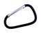 Single large carabiner isolated on a white background