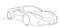 Single line drawing of racing and rallying luxury sporty car. Race super car vehicle transportation concept. One continuous line